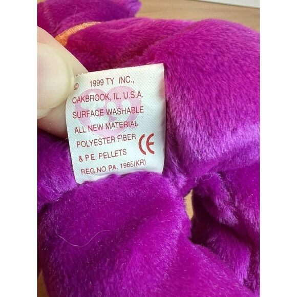 Ty Beanie Babies Millennium Bear Birthday January 1 1999 - Picture 8 of 9